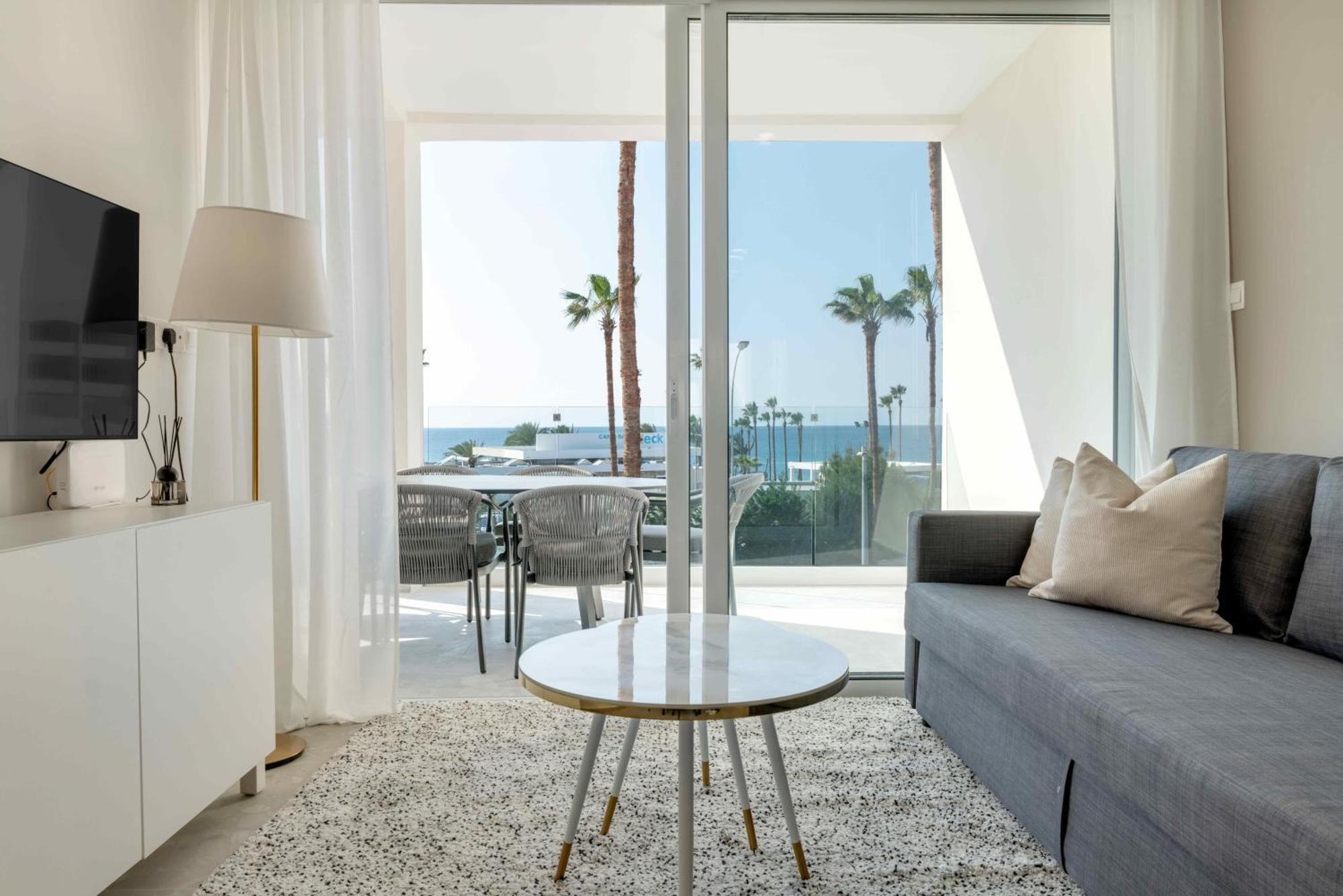 Apartamento Phaedrus Living: Seaview Luxury Flat Limnaria 150 Paphos Exterior foto